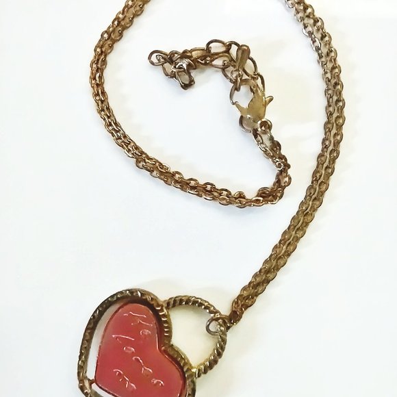 He Loves Me Heart Necklace REVERSIBLE - Picture 6 of 6